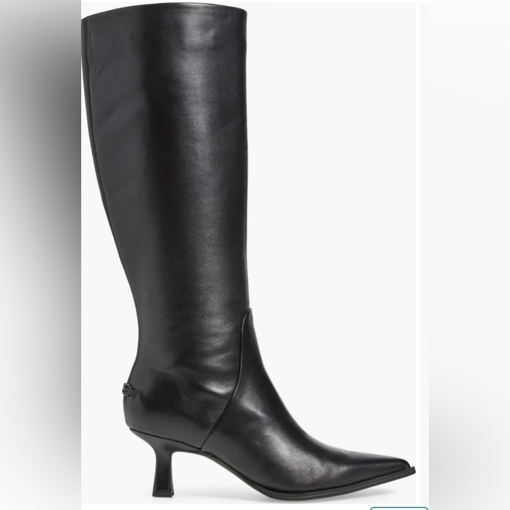 Circus by Sam Edelman Black Tall Leather Riding Boots